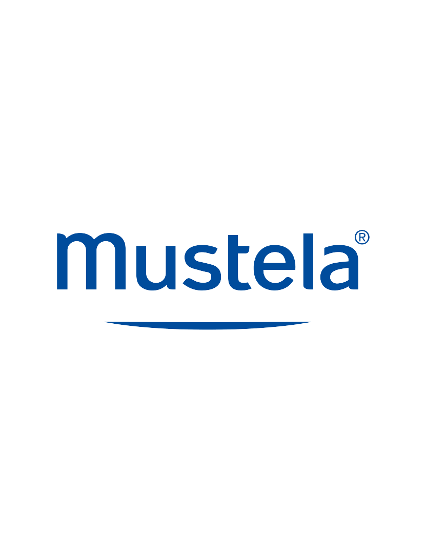 Logo da marca Mustela parceira do curso de preparação para o parto da Cintramédica.