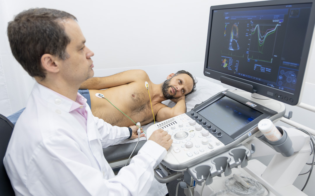 Ecocardiograma com Strain - medir os efeitos adversos da quimioterapia no coração