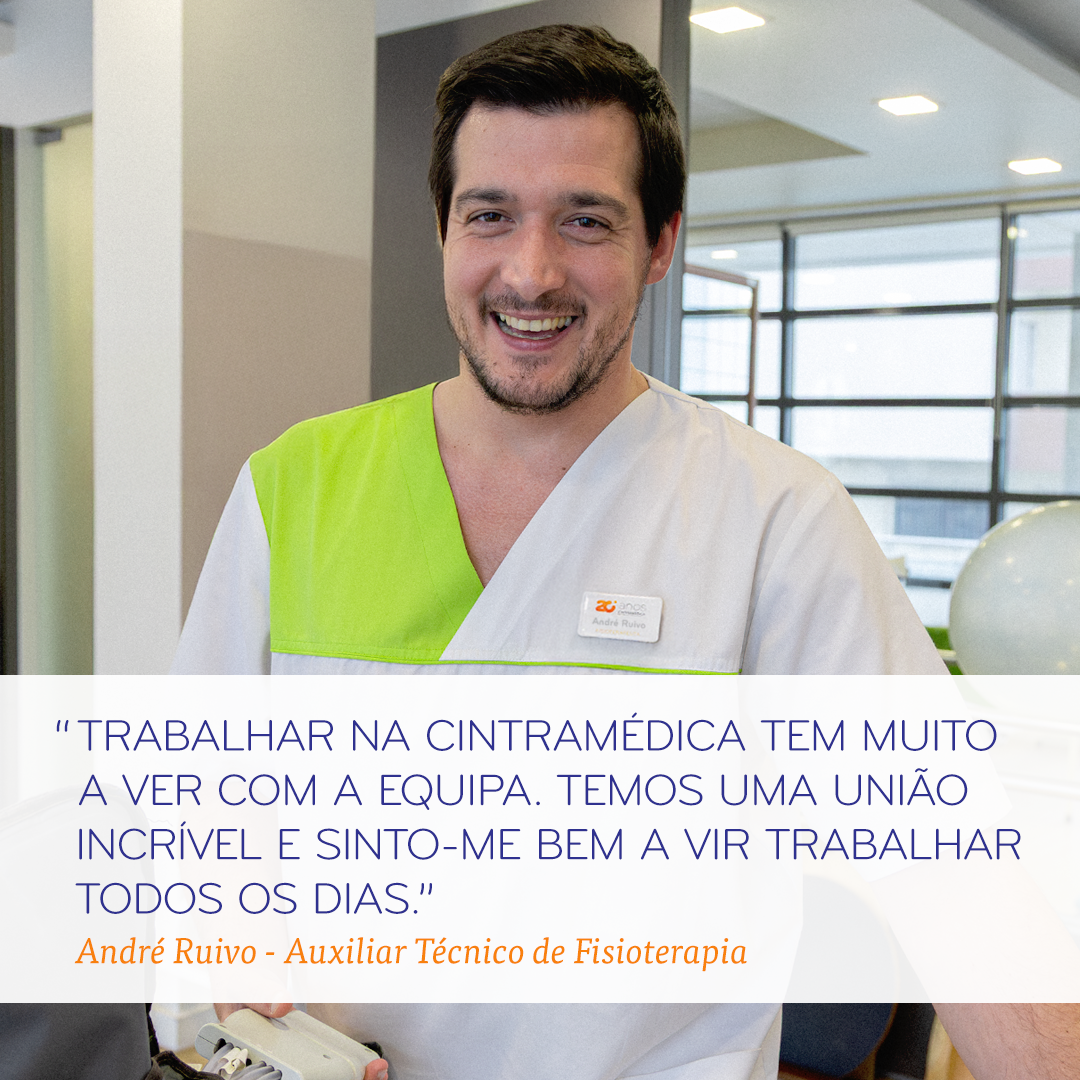 André Ruivo - Auxiliar Técnico de Fisioterapia