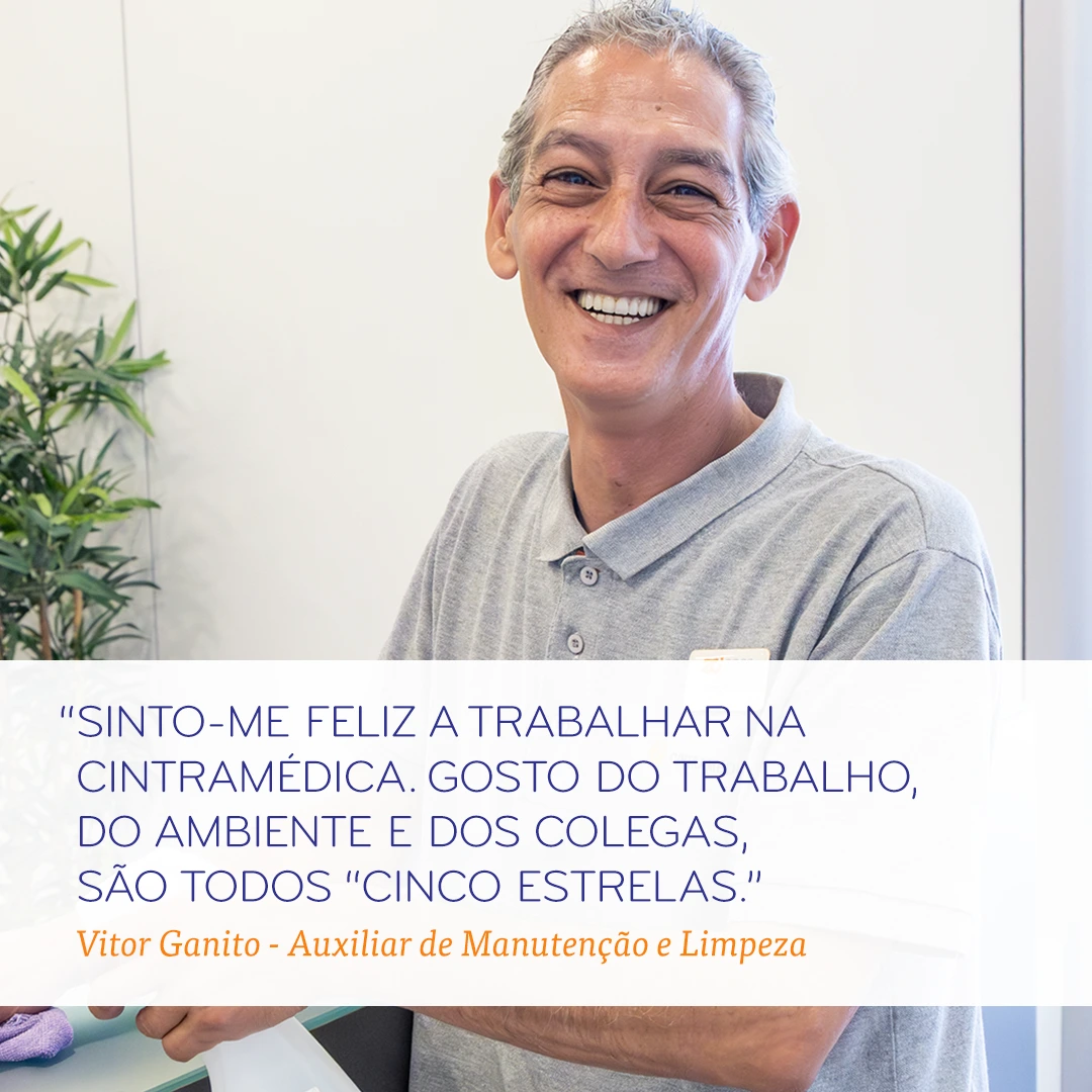 Vitor Ganito (Auxiliar de Manutenção e Limpeza)